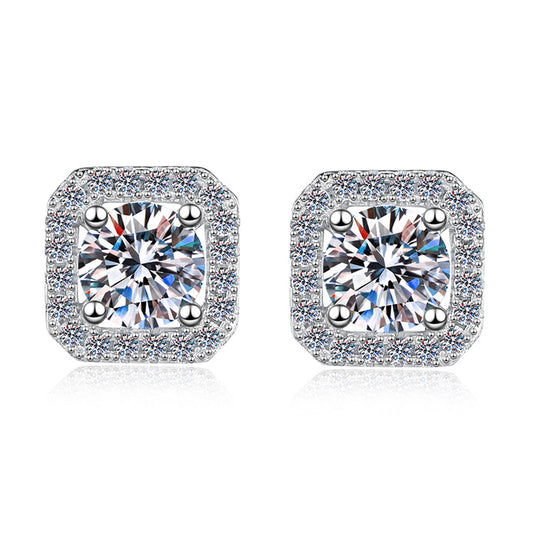 Dollcini Inel de Logodnă cu Moissanit – Reglabil, Argint 925, cu Cutie Cadou