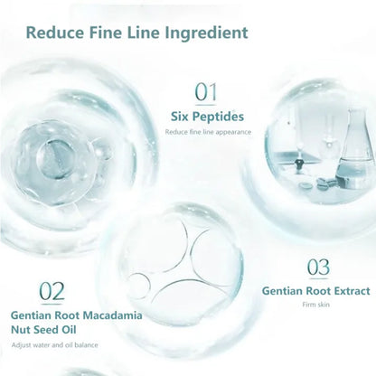 Set intensiv de fermitate și antirid VSVE cu colagen – Mască facială hidratantă și lifting și cremă de gât cu peptide pentru o piele tânără și elastică