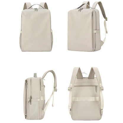 Rucsac impermeabil pentru laptop Dollcini pentru femei - geantă minimalistă de călătorie și lucru de 15,6 inci, multicoloră
