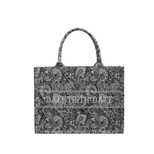 Geantă tote Dollcini mare cu model – geantă de umăr pentru femei cu aspect elegant, pentru utilizare zilnică și călătorii