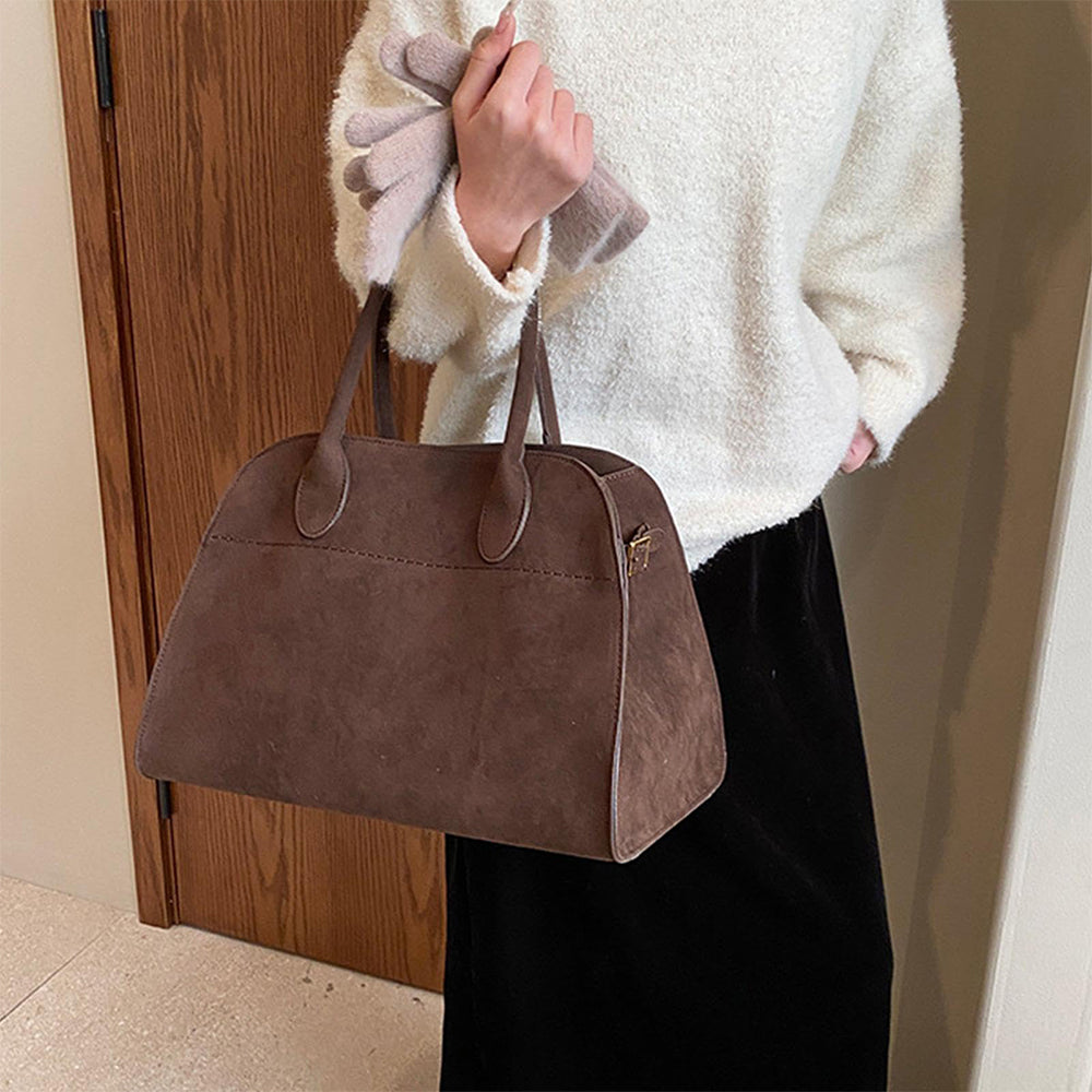 Dollcini Velúr Geantă de mână pentru femei – Mare, în stil italian