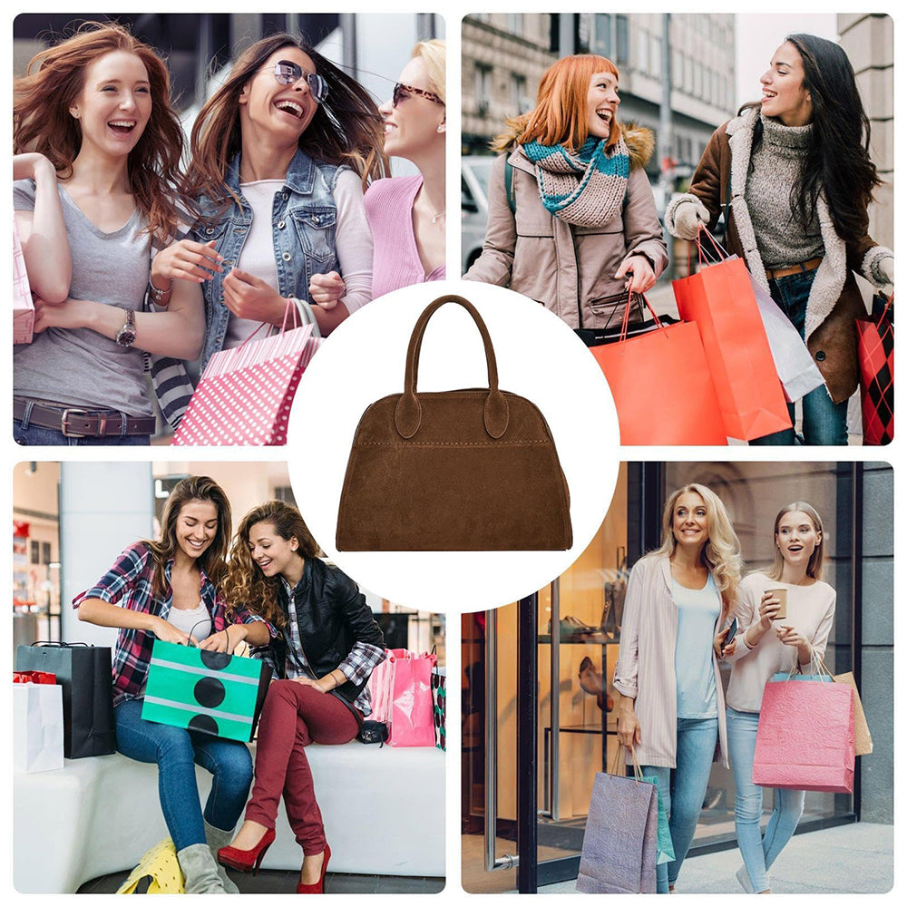 Dollcini Velúr Geantă de mână pentru femei – Mare, în stil italian