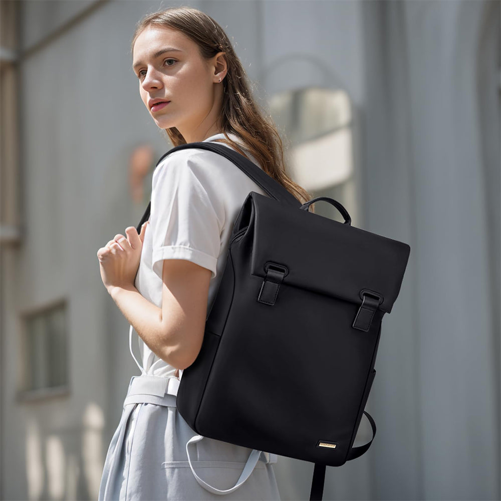 Rucsac pentru laptop Dollcini de mare capacitate pentru femei – impermeabil, elegant, cu mai multe buzunare, pentru călătorii și serviciu