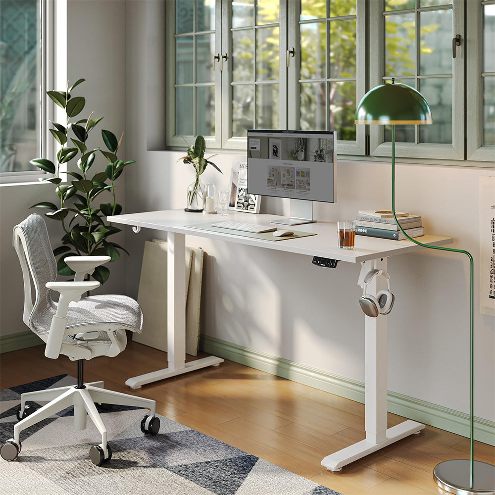 Dollcini Birou Reglabil pentru Acasă – Electric, cu Port USB