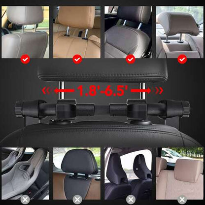 Dollcini Otthon Tetieră Auto Ergonomică – Spumă cu memorie, Negru