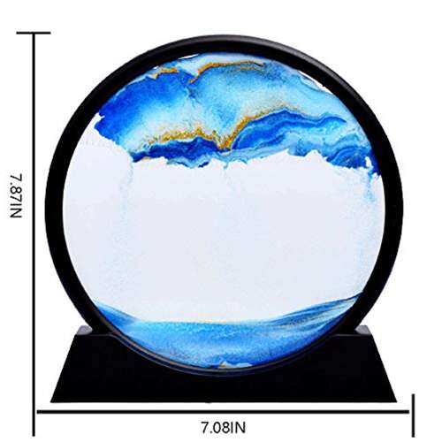 Dollcini Acasă Pictură 3D cu Nisip Mobil – Decor Clepsidră Dinamică