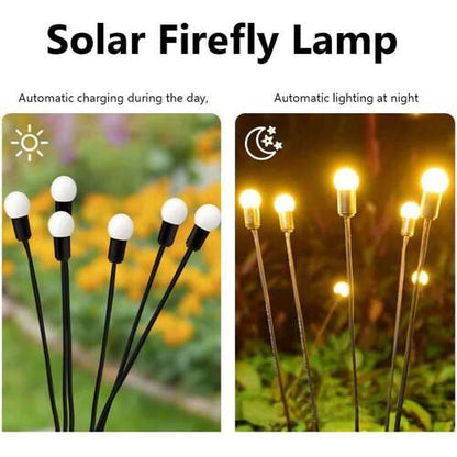 Dollcini Otthon Lampă Solară de Grădină – Lumină Decorativă Firefly Rezistentă la Apă