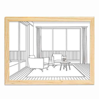Dollcini Otthon Pictură Luminoasă de Perete – Decor de Perete cu LED USB