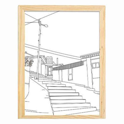 Dollcini Otthon Pictură Luminoasă de Perete – Decor de Perete cu LED USB