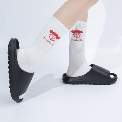 Dollcini Otthon Uniszex Masszázspapucs – EVA, Több Színben és Méretben，Fényes Fehér & Fekete