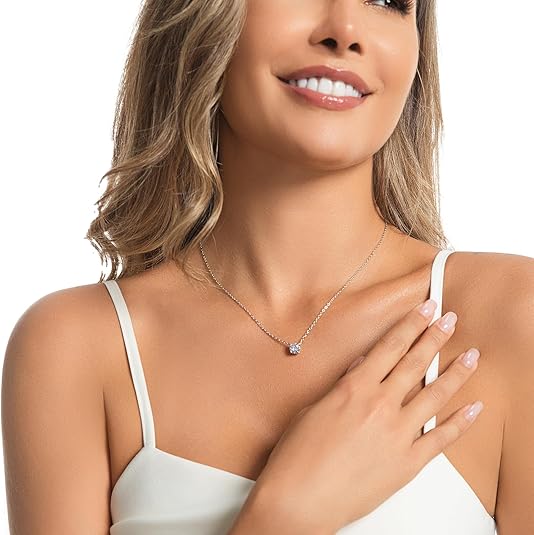 Dollcini Colier Moissanite de 3 Carate – Argint 925
