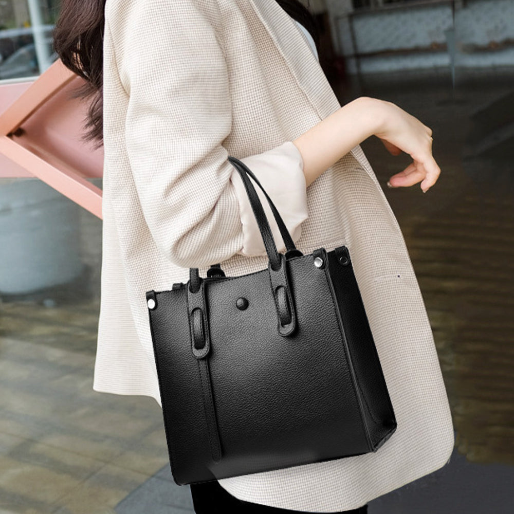 Dollcini Prémium Geantă de mână pentru femei – Piele ecologică elegantă, cu curea reglabilă