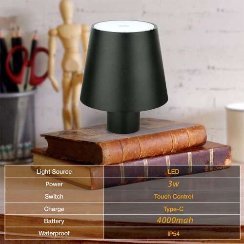 Dollcini Otthon Lampă LED Decorativă – Fără Fir, Tactilă