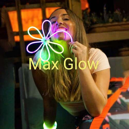 Dollcini Set de 100 de Bețe Luminoase – Pentru Petreceri, Festivaluri
