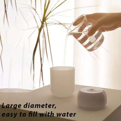 Dollcini Umidificator de Casă – Difuzor Aromaterapie cu Ulei Esențial cu Lumină Caldă Decorativă