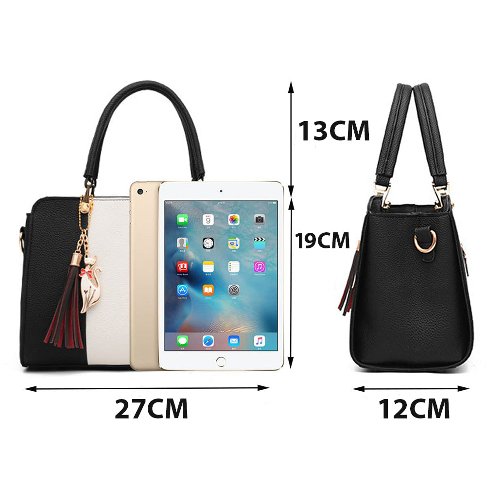 Dollcini, Geantă de umăr pentru femei, Geantă de mână la modă și elegantă, Geantă din piele PU, Geantă ocazională, Femeie/Călătorii/La muncă/Zilnic, 27 x 19 x 14 cm