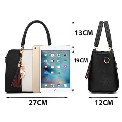Dollcini, Geantă de umăr pentru femei, Geantă de mână la modă și elegantă, Geantă din piele PU, Geantă ocazională, Femeie/Călătorii/La muncă/Zilnic, 27 x 19 x 14 cm