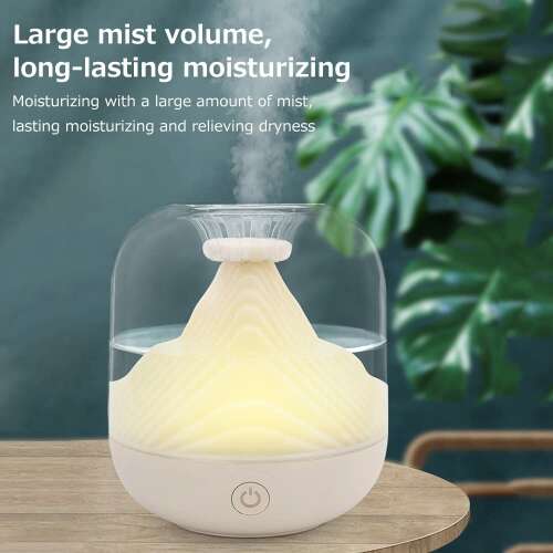 Dollcini Umidificator de Casă – Difuzor Aromaterapie cu Ulei Esențial cu Lumină Caldă Decorativă