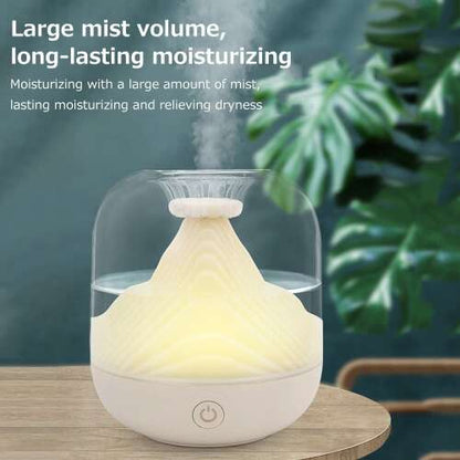 Dollcini Umidificator de Casă – Difuzor Aromaterapie cu Ulei Esențial cu Lumină Caldă Decorativă