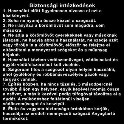 Dollcini Otthon Pistol de Capsat Manual – Pentru lemn, pardoseli, placări exterioare