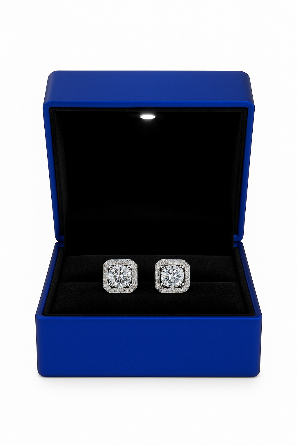 Dollcini Inel de Logodnă cu Moissanit – Reglabil, Argint 925, cu Cutie Cadou