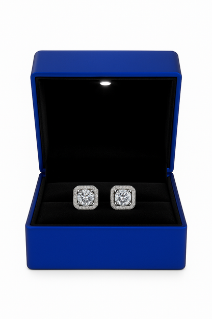 Dollcini Inel de Logodnă cu Moissanit – Reglabil, Argint 925, cu Cutie Cadou