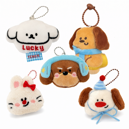 Dollcini, Cartoon Bag Charm – Cute Character Accessory (9.2 × 6 cm)