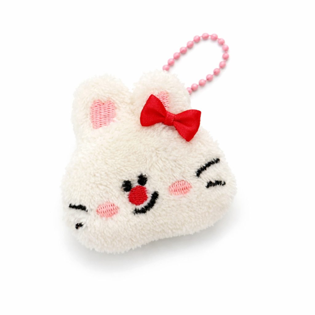 Dollcini, Cartoon Bag Charm – Cute Character Accessory (9.2 × 6 cm)