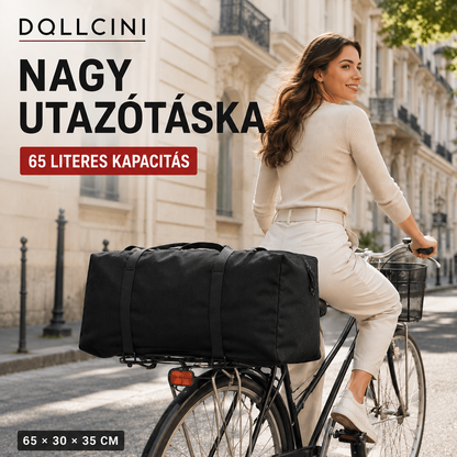 Dollcini Vízálló Sporttáska – 65/55cm, Utazáshoz, Edzőterembe