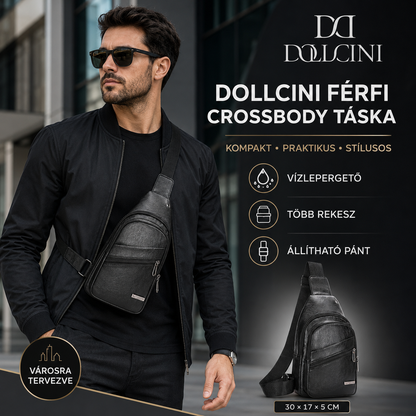 Dollcini Geantă de umăr din piele ecologică pentru femei – elegantă și compactă Urban Crossbody