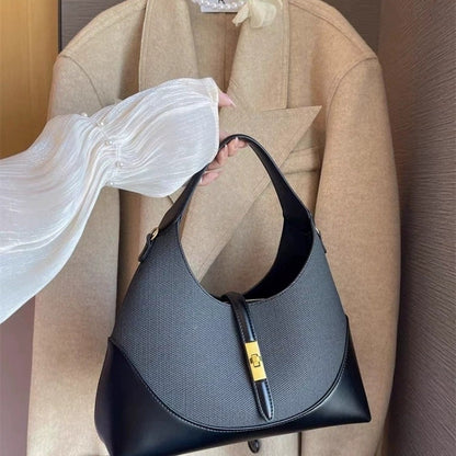 Dollcini Geantă de mână elegantă pentru femei cu portfard detașabil și curea de umăr reglabilă