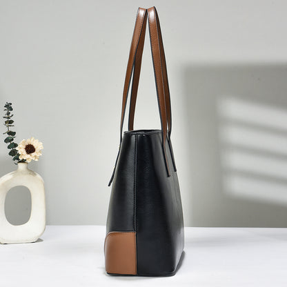 Dollcini Women's Large Tote Handbag – Urban Simplicity Style, Zippered, for Everyday Use