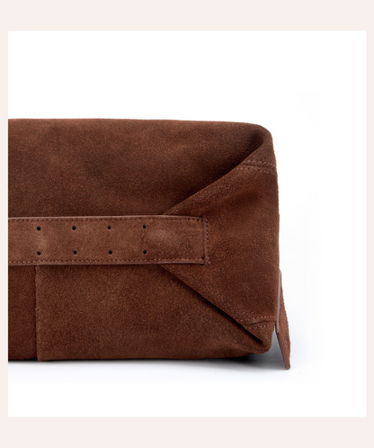Dollcini Geantă Tote de Umăr pentru Femei din Piele Naturală – Stil Retro European‑American, Maro cafeniu