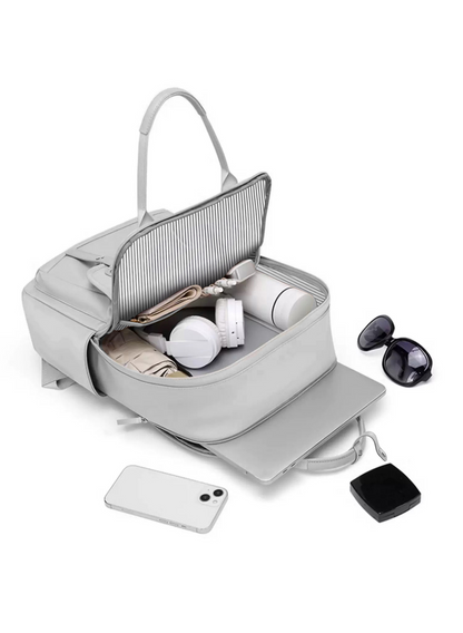 Dollcini, rucsac de călătorie business unisex – pentru laptop de 16”, extensibil, impermeabil (36–55L)