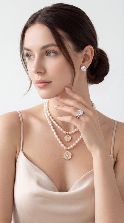 Dollcini, Cercei tip șurub Premium cu moissanit – tăietură rotundă strălucitoare, 1 carat, bijuterie din argint S925