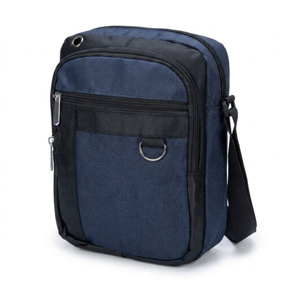 Dollcini Modern Men's Shoulder Bag – Vibrant Royal Blue - Dark Blue