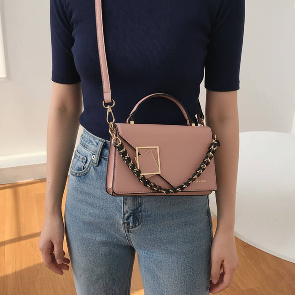 Dollcini Geantă de mână pentru femei – Piele ecologică, în mai multe culori