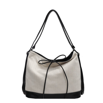Dollcini Women's Convertible Backpack & Shoulder Bag – Urban Simplicity, Canvas Material, Zippered