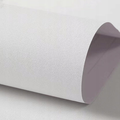 Dollcini Tapetă Autocolantă pentru Acasă – Texturat Alb cu Flori, Embosat