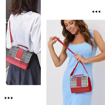Geantă elegantă de damă Dollcini din piele PU - cu curea reglabilă, închidere magnetică, geantă crossbody compactă și spațioasă, culori multiple