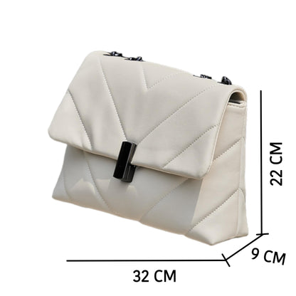Geantă elegantă de umăr pentru femei Dollcini - Geantă crossbody din piele PU premium cu curea reglabilă, în mai multe culori