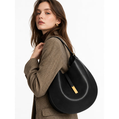 Dollcini Geantă de Umăr Retro pentru Damă – Stil European–American, cu Închidere Magnetică, cu Formă de Dumpling