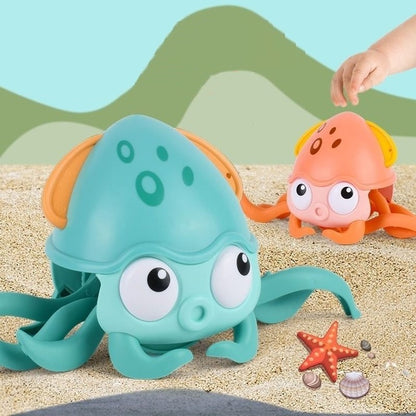 Dollcini Jucărie Octopus Cățărare Muzicală – cu Lumini LED, USB