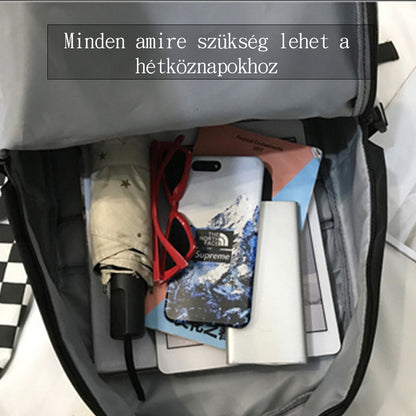 Dollcini Ghiozdan Ergonomic Unisex pentru Școală cu Compartiment pentru Laptop – Rezistent la Apă, Negru