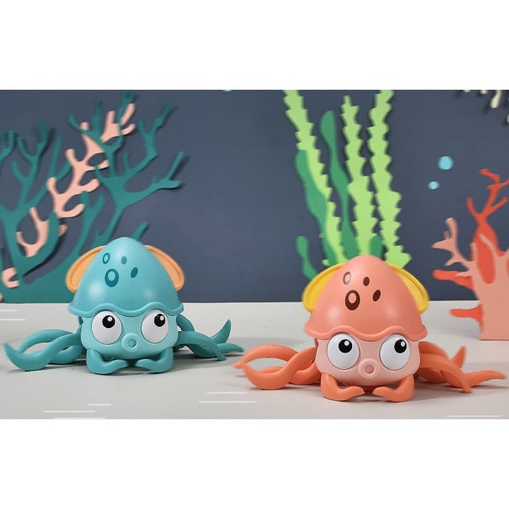 Dollcini Jucărie Octopus Cățărare Muzicală – cu Lumini LED, USB