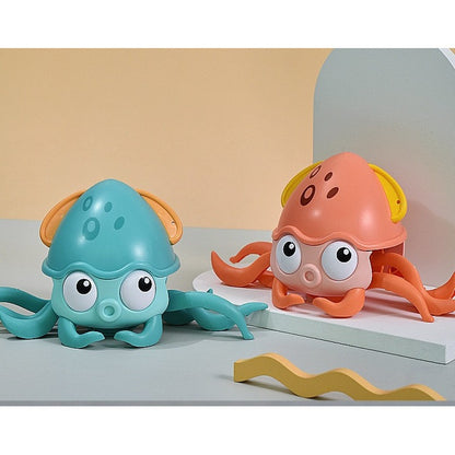 Dollcini Jucărie Octopus Cățărare Muzicală – cu Lumini LED, USB