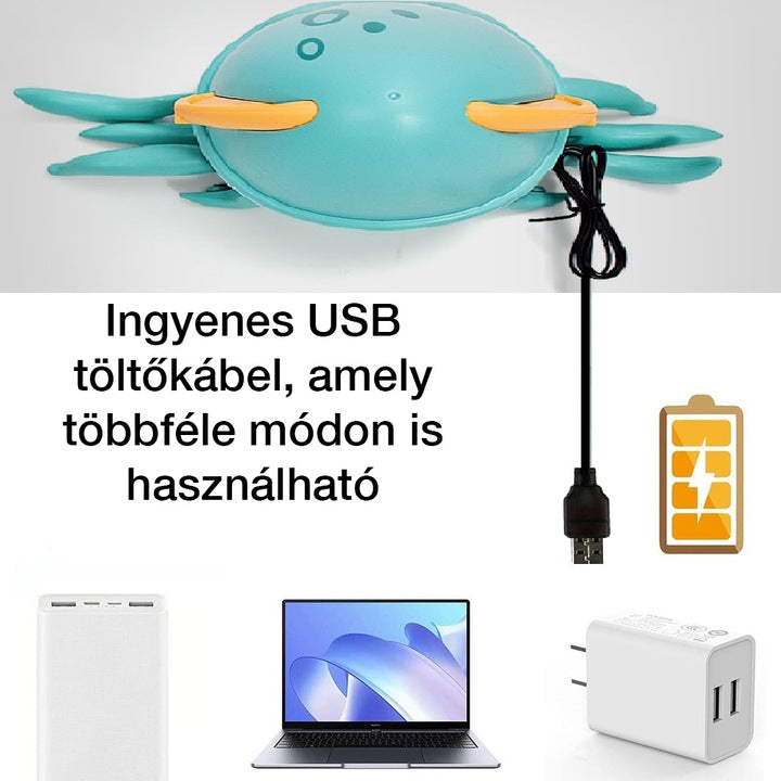 Dollcini Jucărie Octopus Cățărare Muzicală – cu Lumini LED, USB