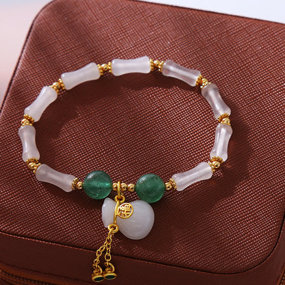 Dollcini Brățară cu Cristale de Jad – Bijuterie Feng Shui Norocoasă