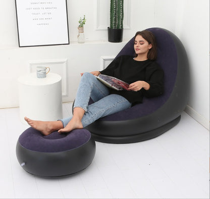 Canapea gonflabilă Dollcini, pentru piscină, material textil de înaltă calitate, respirabilă și confortabilă