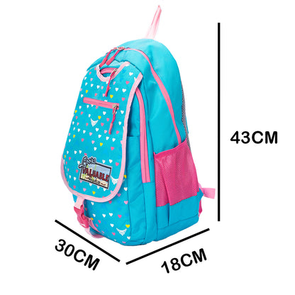 Rucsac Dollcini impermeabil la modă pentru studenți – Ghiozdan școlar ergonomic, spațios și elegant, Vivid